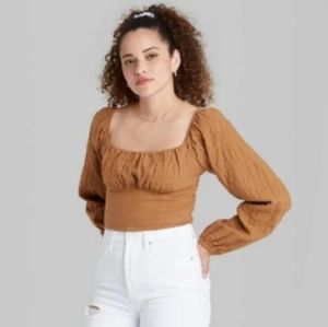 Wild Fable Bustier Blouse